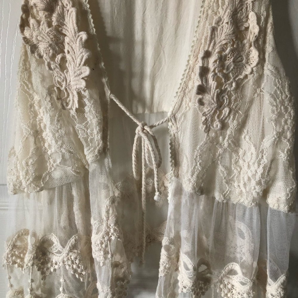 Miss me large lace vest